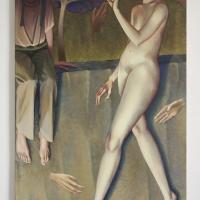 Dominika Dobiasova - Harvest, acrylic on canvas, oak frame