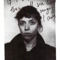 Mila Panic – If I stop smiling, 2021 - ongoing, drawing on the photograph