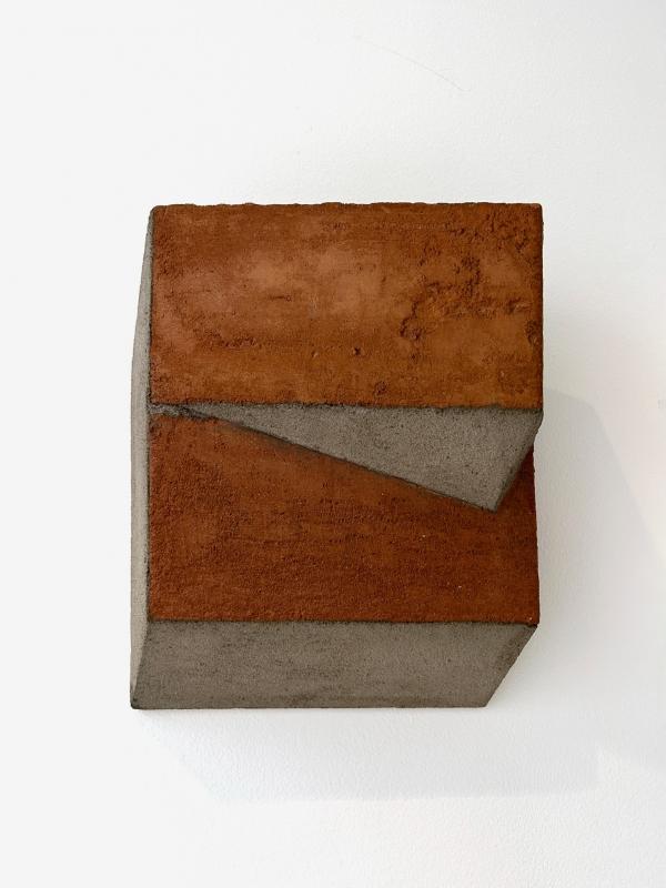 Giuseppe Uncini - Senza titolo, mattoni e cemento, 1970