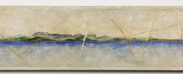 Anaid Manoukia - Apuane II, 2022, tecnica mista su plexiglas e legno