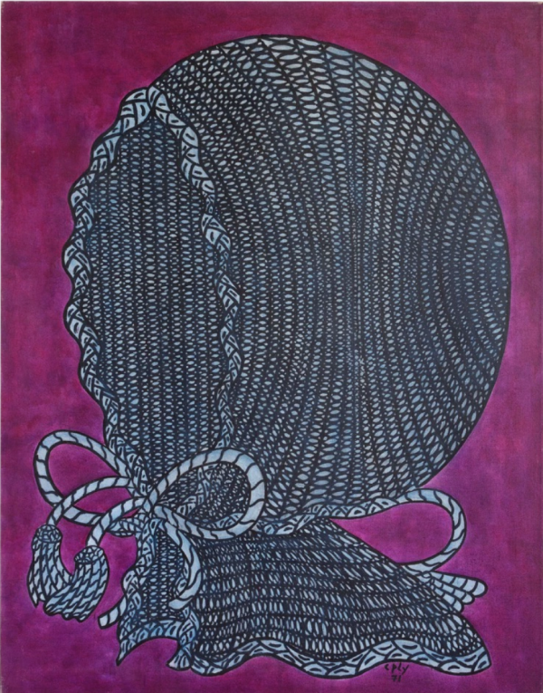  William N. Copley  – Baby Bonnet, 1971, acrilico su tela