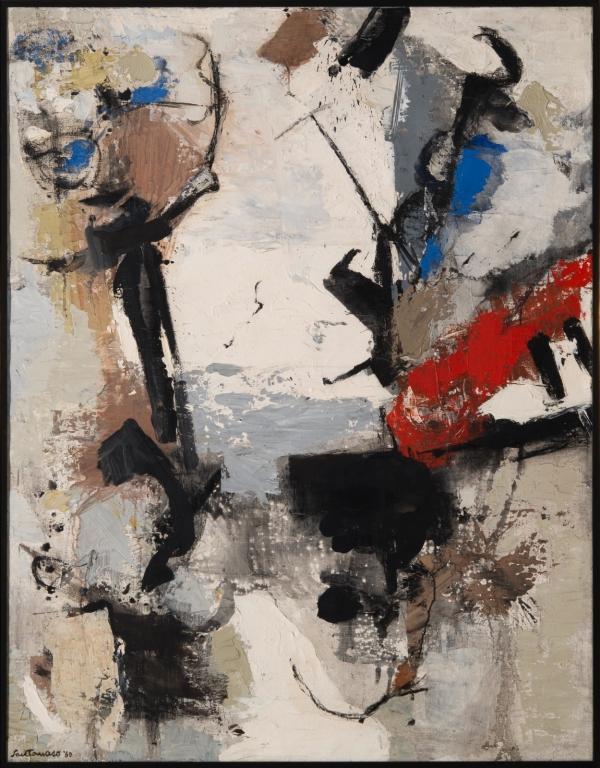 Giuseppe Santomaso – Passo doppio, 1960, oil on canvas