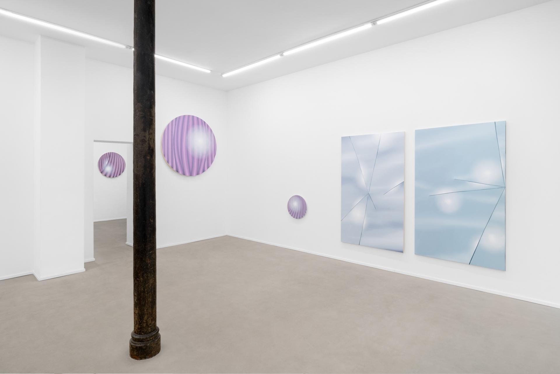 Emilia Kina, Unpacking the picture, observing ourselves, 2024, installation view, eastcontemporary, Milan. Ph. Tiziano Ercoli