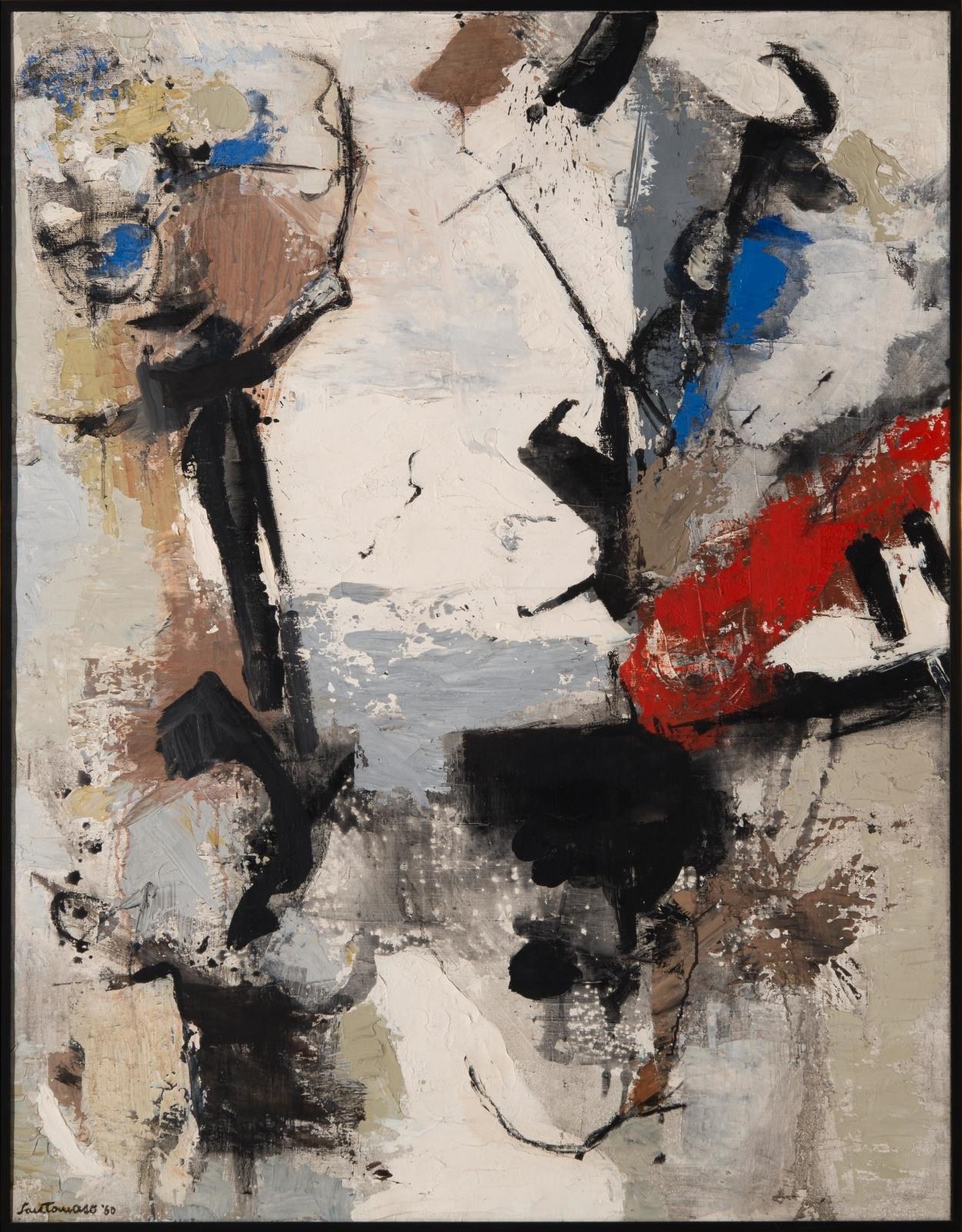 Giuseppe Santomaso – Passo doppio, 1960, oil on canvas