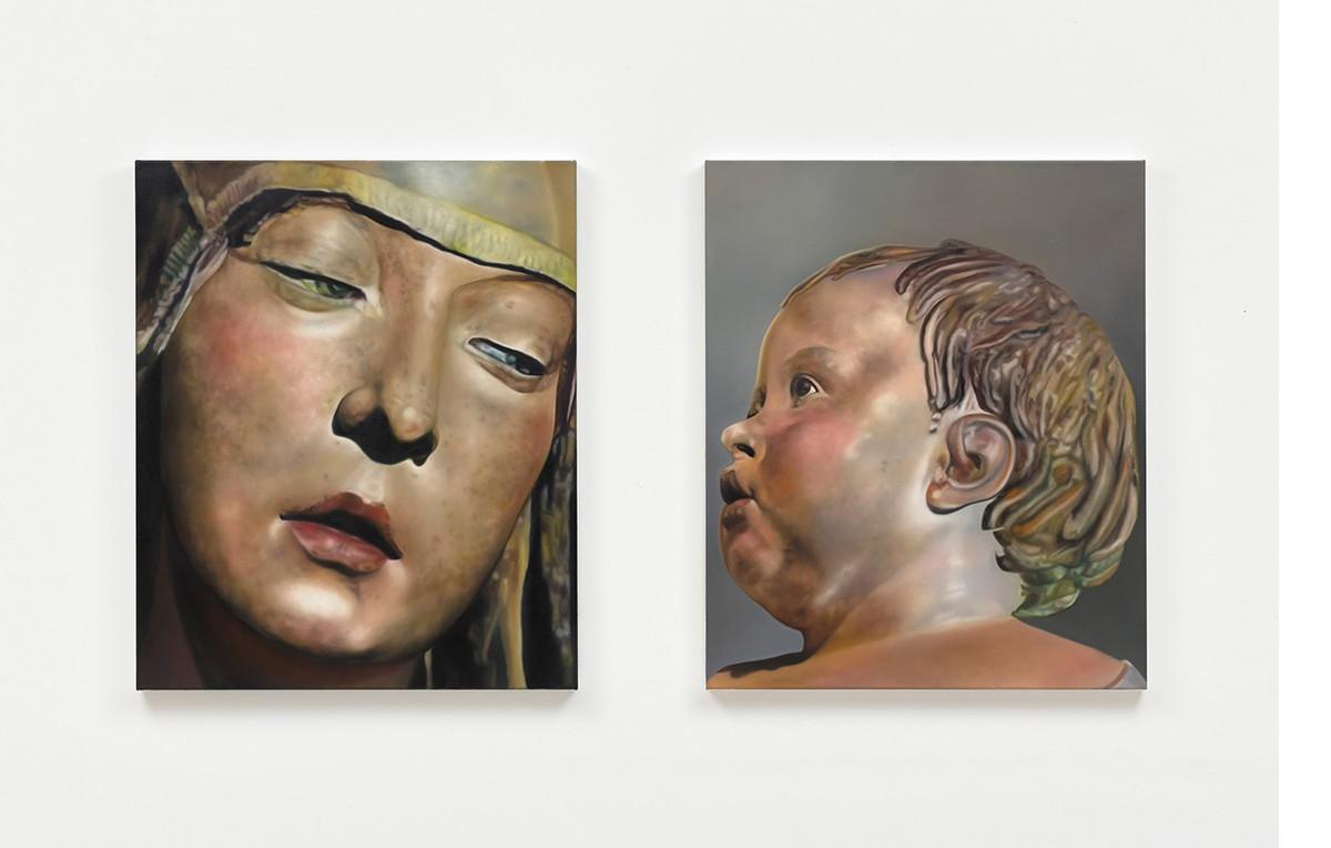 Karin Kneffel – Face of a Woman, Head of a Child